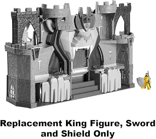 Miniatura 2 de Imaginext Piezas de repuesto El Castillo del Reino del León - HCG45  Figura de recambio, espada y escudo