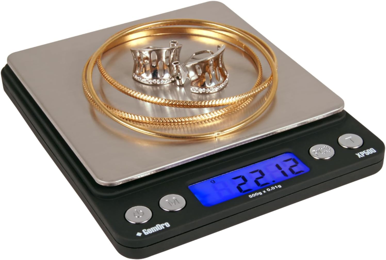 Platinum XP500 Extra Precision Portable Pocket Scale, 500g x 0.01, Silver