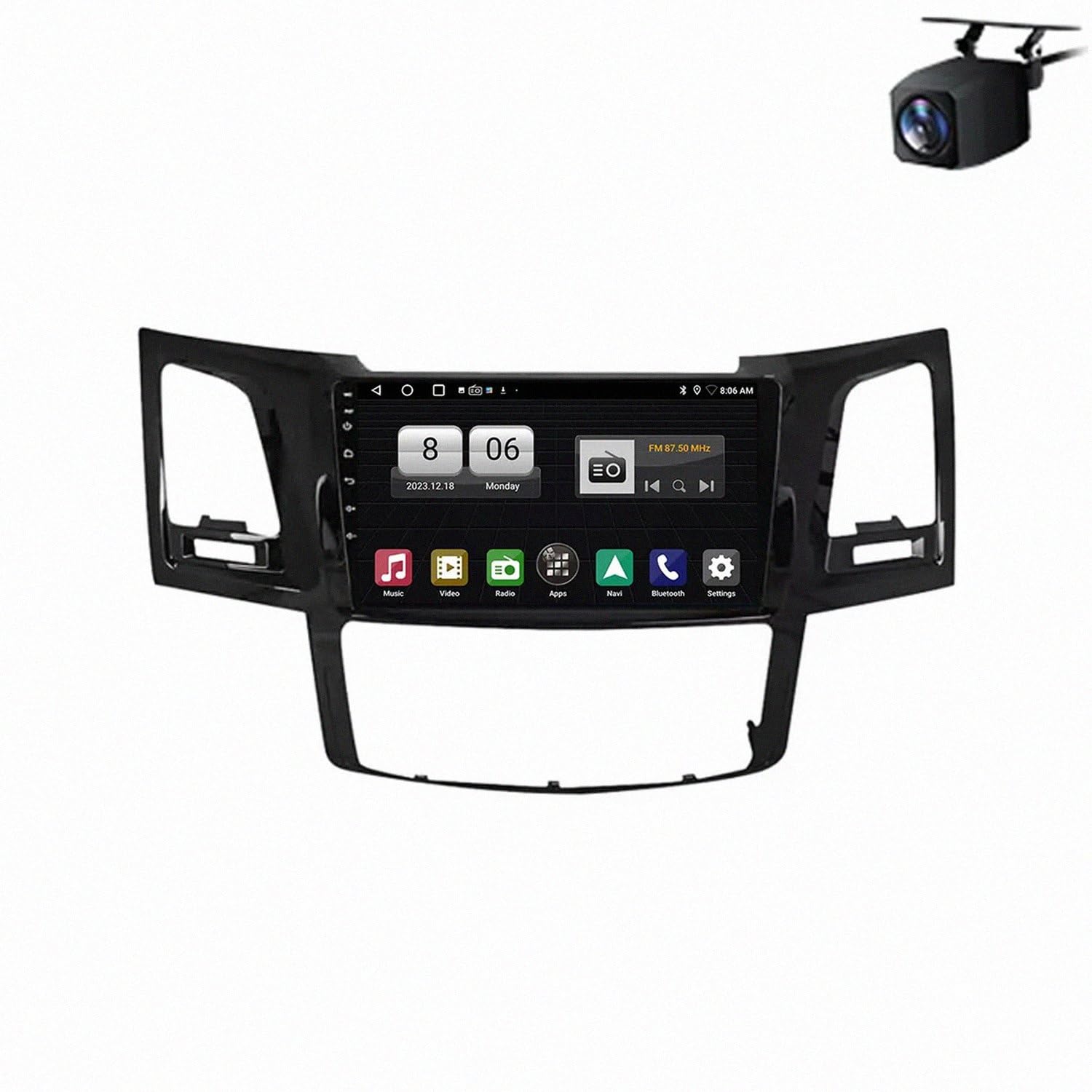 Radio Carplay 2 DIN Bluetooth con pantalla para Suzuki Swift 2017-2019 8