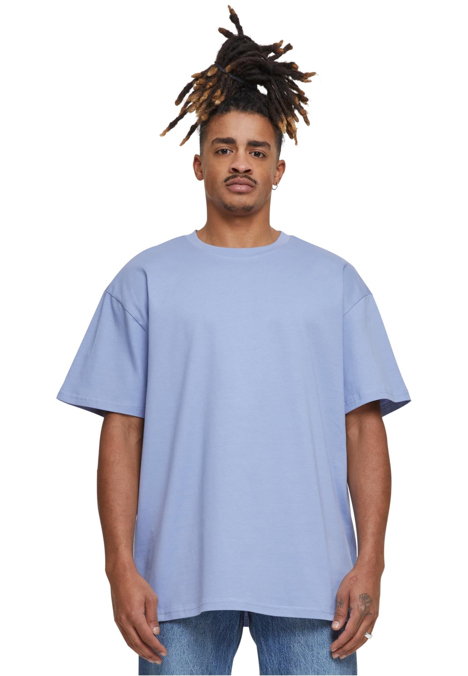 Build Your Brand Men's T-Shirt, Violablue, XL