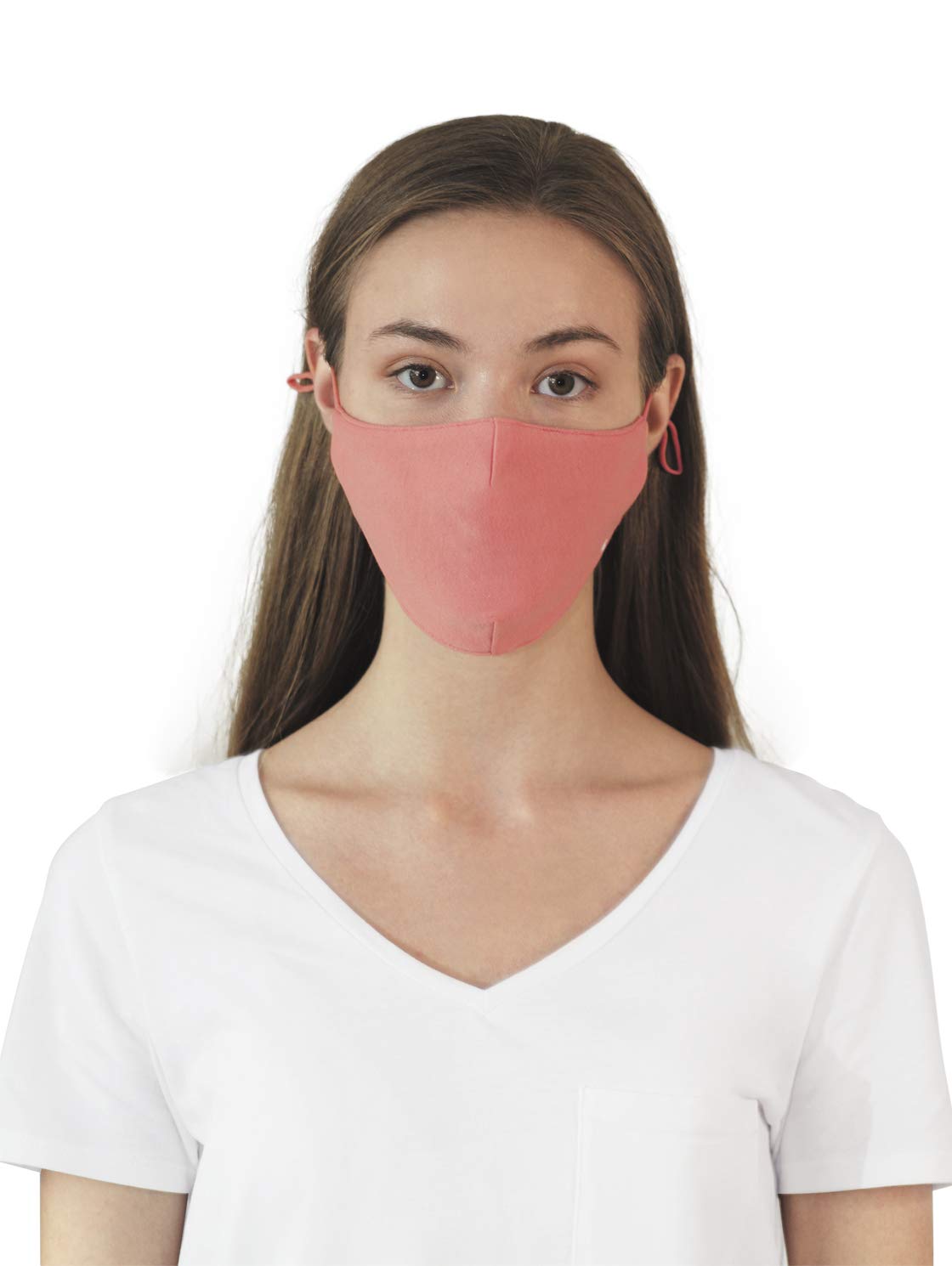 TOM TAILOR Herren Stoffmaske wiederverwendbar 1024675, 26200 - Strong Peach Tone, ONESIZE