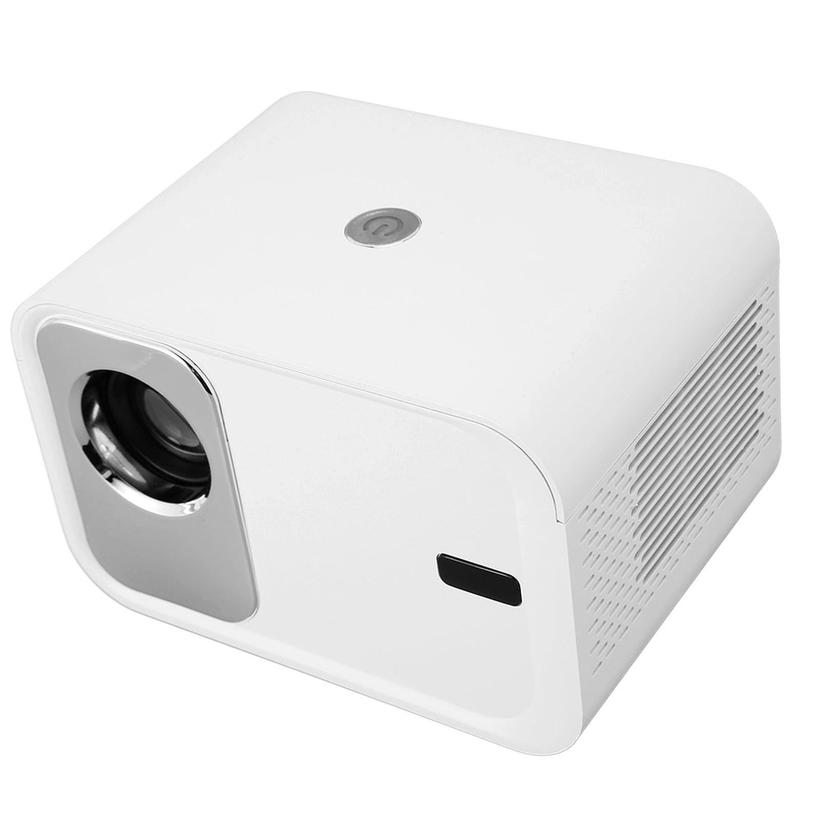 Mini projektor, projekcja 40-100 cali, korekcja trapezowa, lustrzane odbicie ekranu telefonu, rozmiar mini, połączenie BT, HD (wtyczka UE)