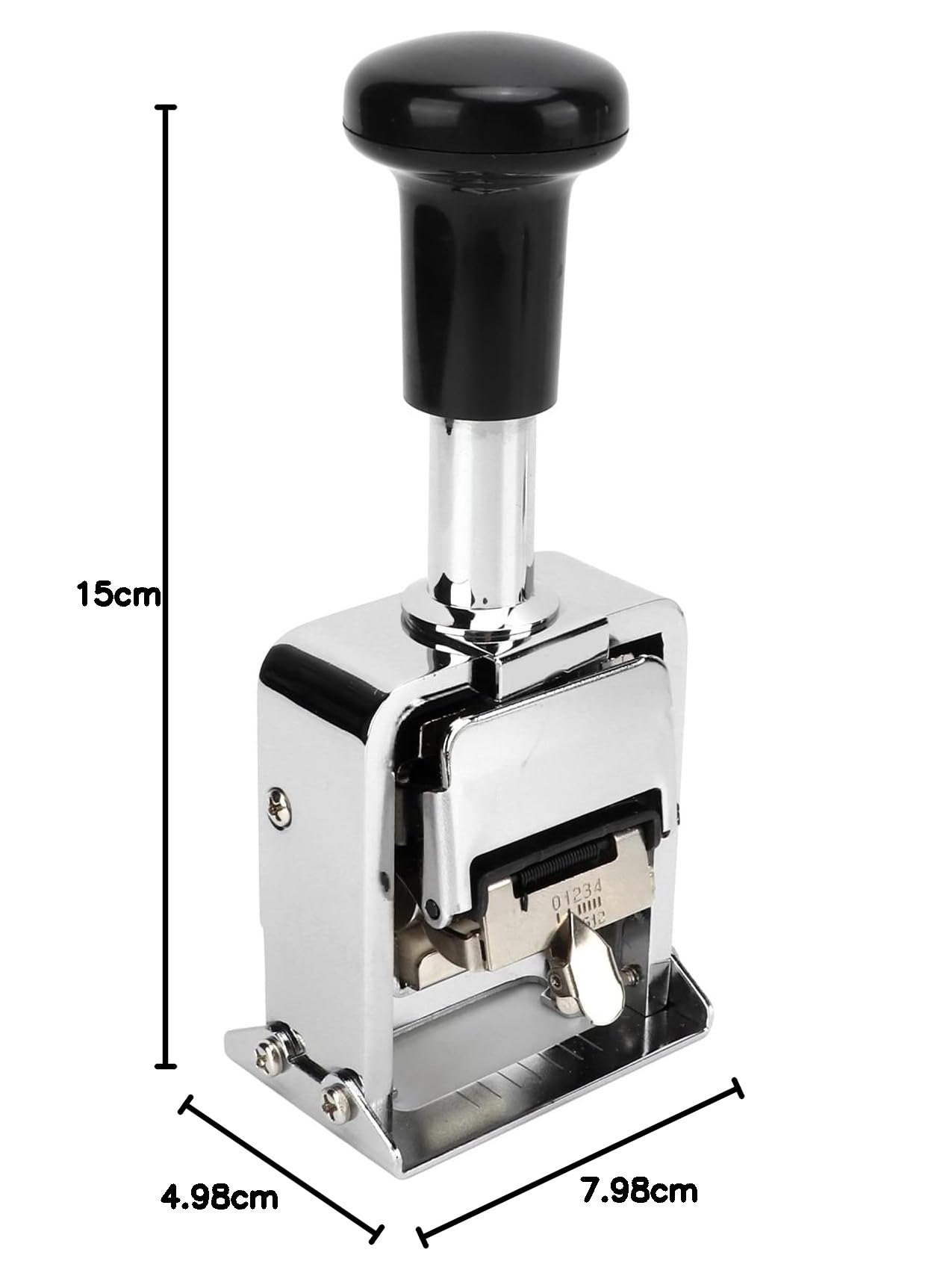 Número Stampnum Sample INKI Número Estampado Portable Aleación de Zinc Máquina de Sello Automática de Autos Automático Automático para Contabilidad para Experimentar la Longevidad Incomparable