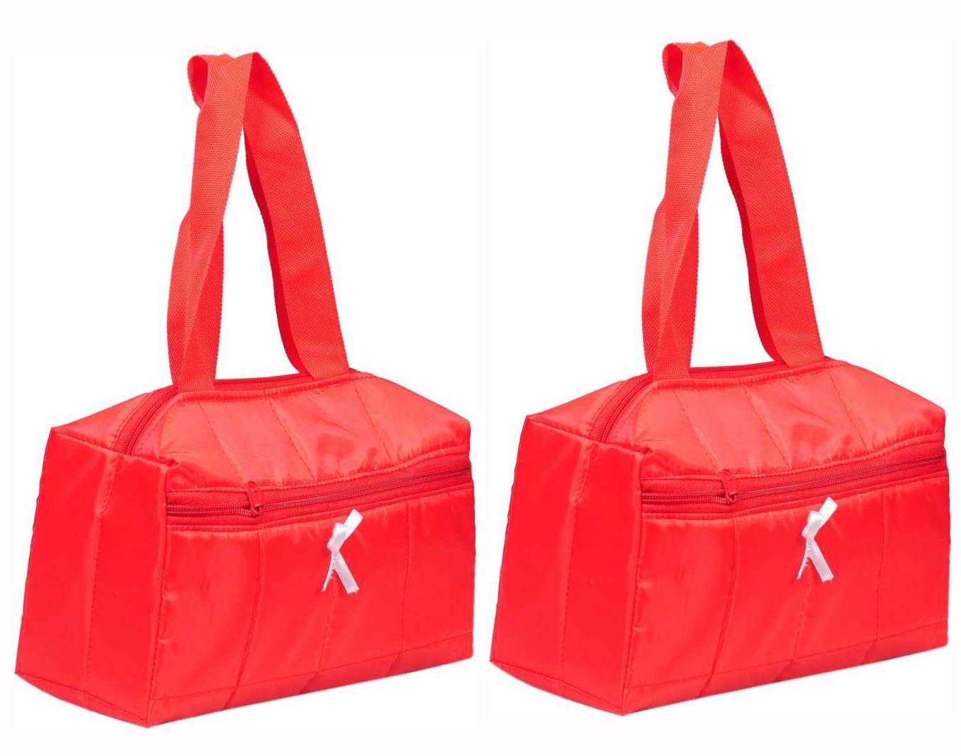 Sunesh Creation Pack of 2 Red Nylon Travel Womens Casual Handbag/Shoulder Bag (B085DZR8SK) Amazon Price History, Amazon Price Tracker