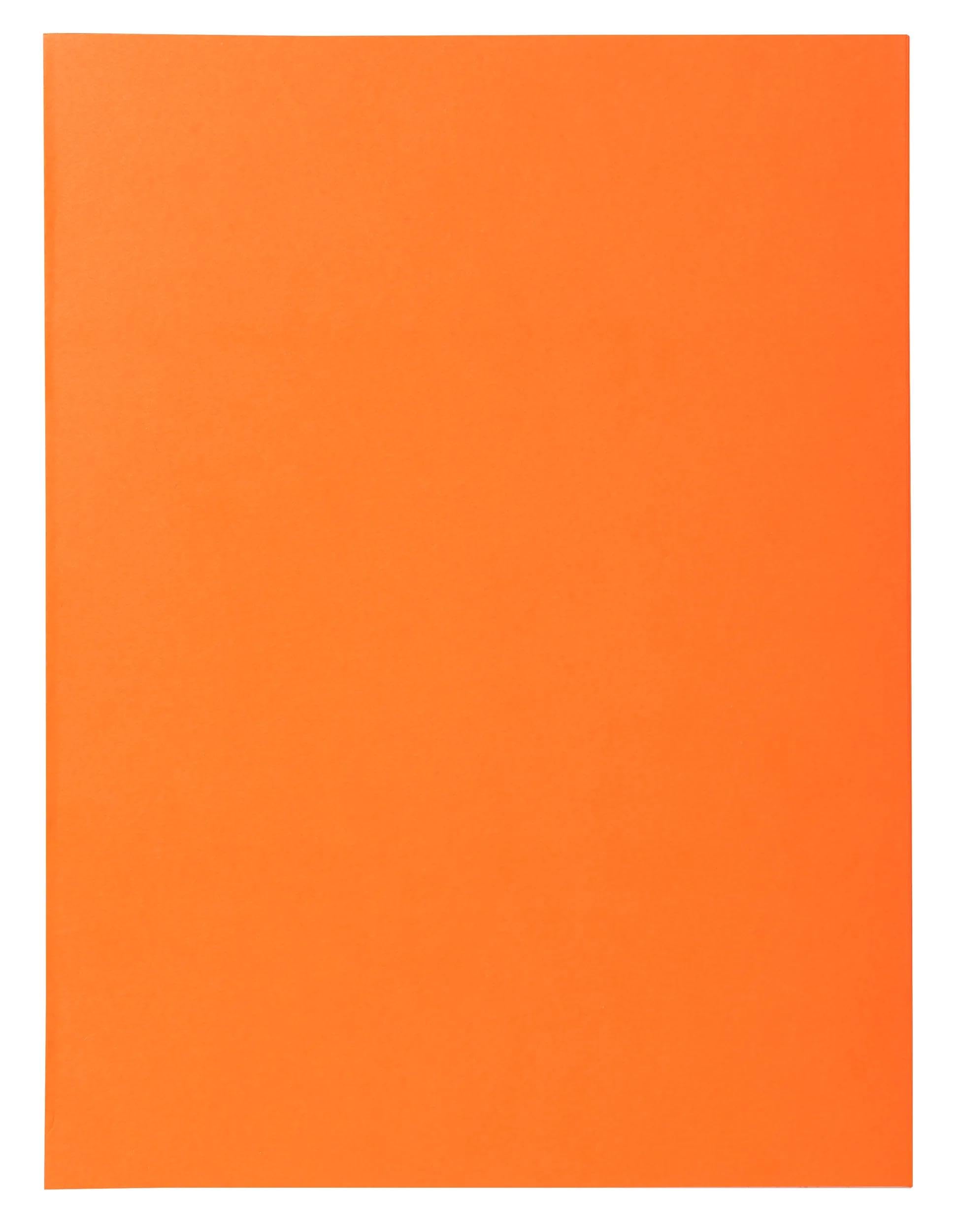 Exacompta 5 Packungen à 100 halbfeste Mappen Super orange