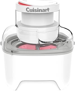 Cuisinart Custom Scoops Personal Ice Cream Maker 0.5 L, Home Frozen Dessert Machine for Ice Cream, Sorbet & Dairy-Free Tre...
