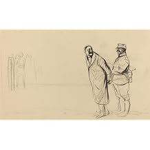 Au front de Vincennes. Bolo pacha c. 1914-1919 Poster Print by Jean-Louis Forain 18 x 24