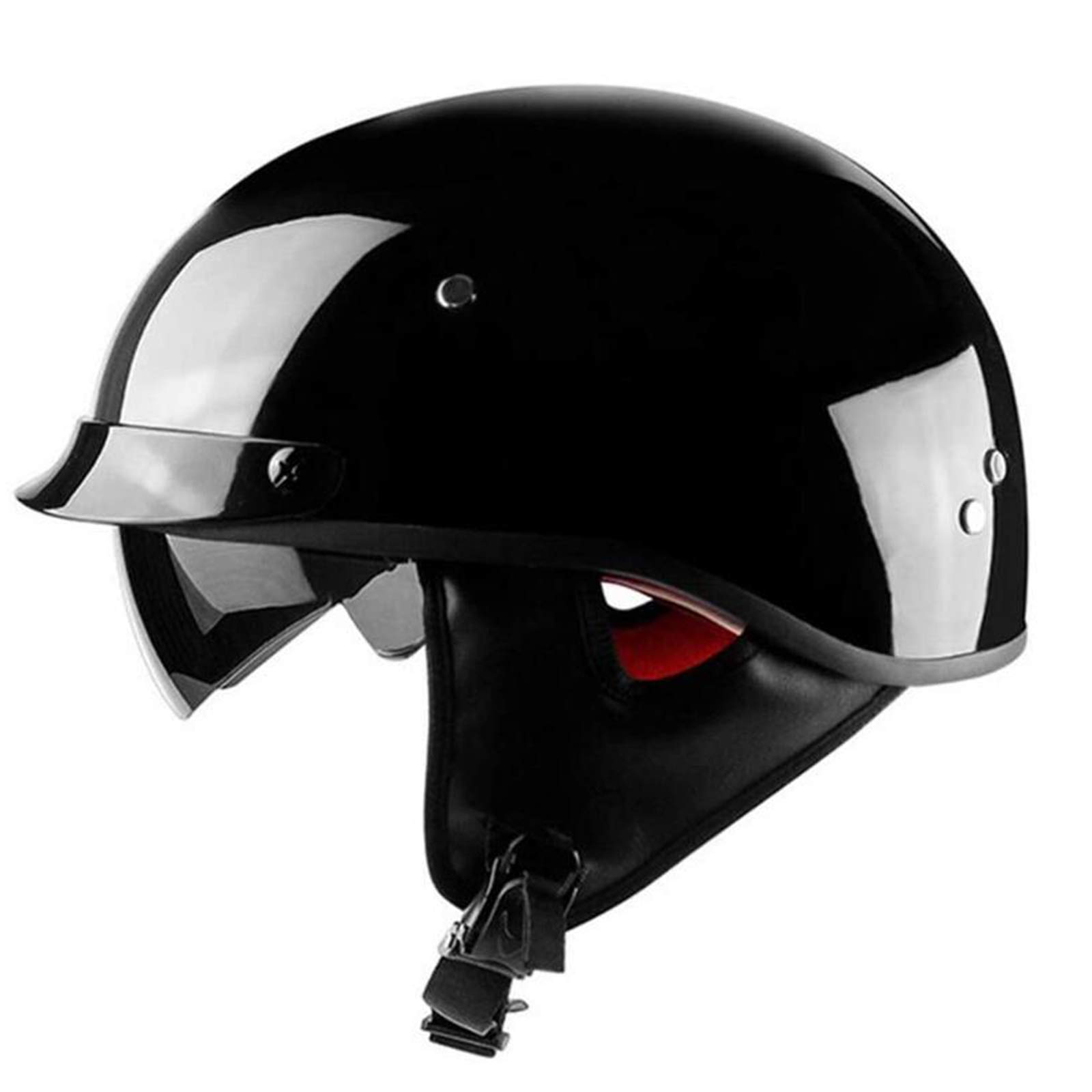 Buy Adult Motorcycle Half Helmet Men and Women Open Face Retro