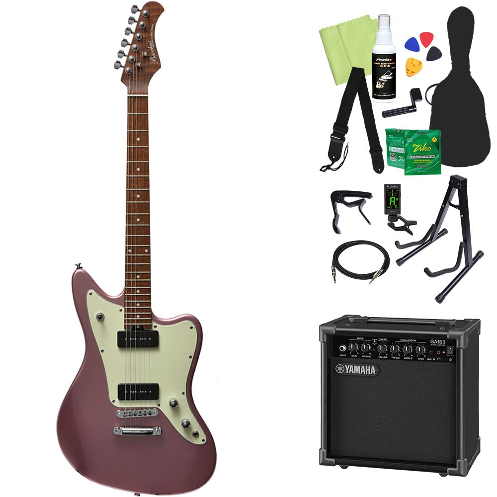 Amazon | Bacchus WINDY-STD/RSM エレキギター初心者14点セット