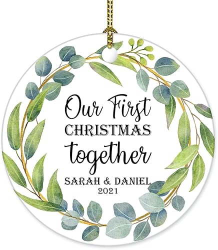 Vista 72 de Adorno de Navidad personalizado para inauguración de la casa, regalo para propietario de una casa nueva, nuevas aventuras, nuevos recuerdos, adorno