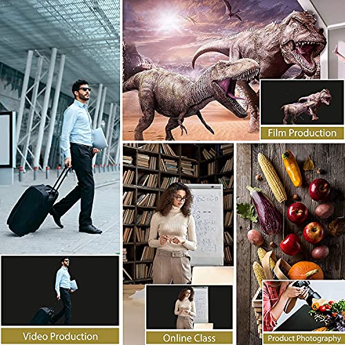 Image of HomeArt 6x9 Feet Black Screen Backdrop for Photography, Chroma Key Virtual Black Background Sheet for Photography Zoom Meeting, Cloth Curtain for Video Studio Streaming Gaming Photoshoot