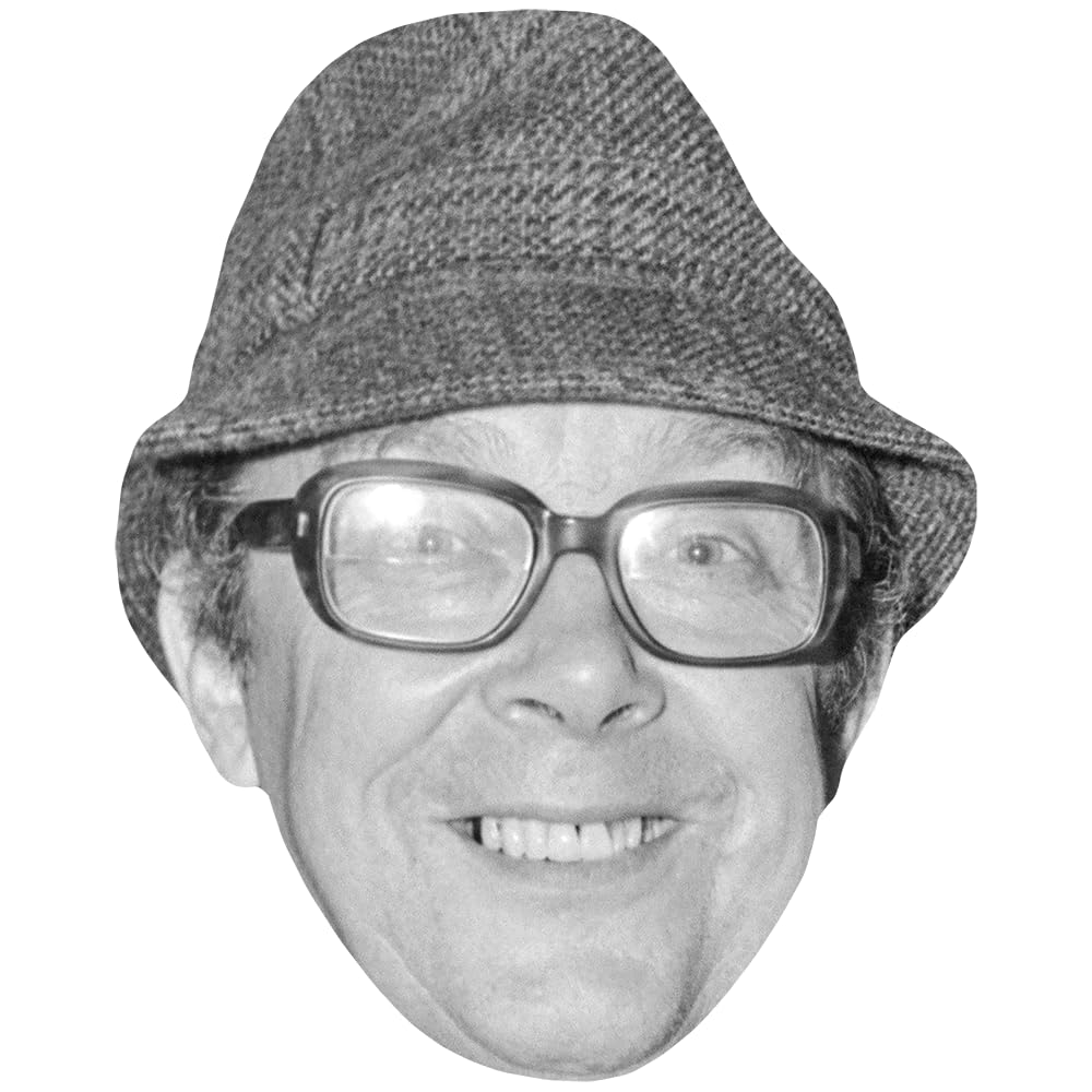 Eric Morecambe (Smile) Celebrity Mask, Flat Card Face, Fancy Dress Mask