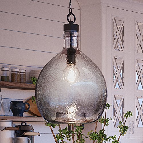 Urban Ambiance Luxury Modern Farmhouse Pendant Light, Medium Size: 20.375"