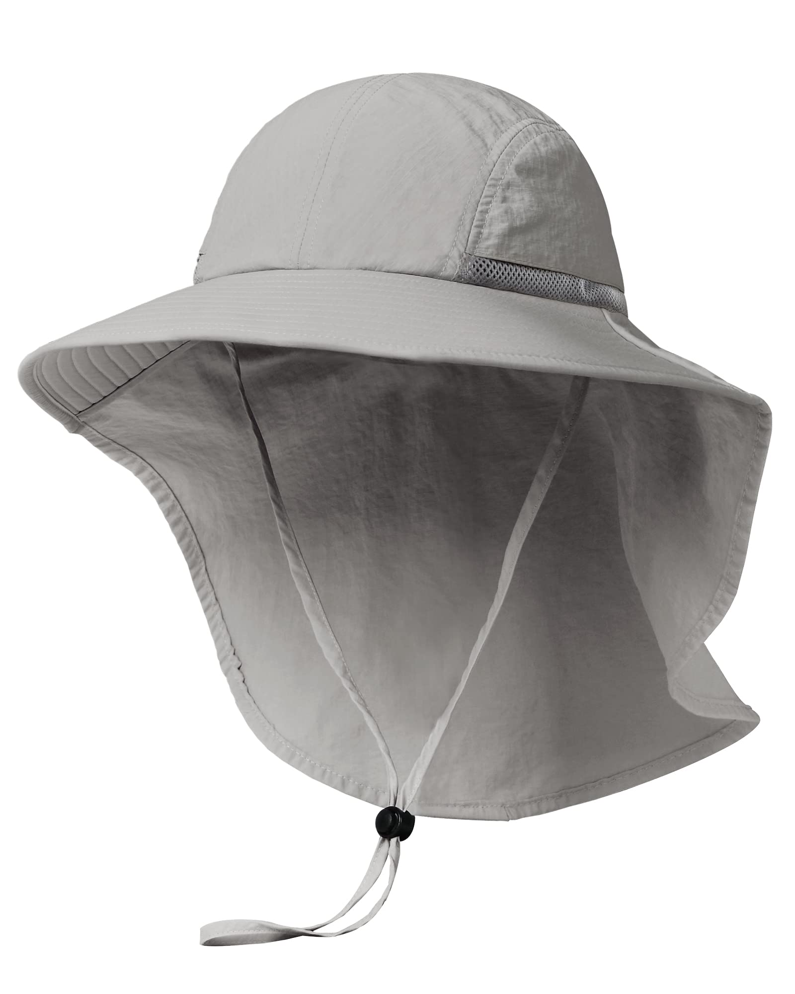 Camptrace UPF 50+ Hiking Hat with Neck Flap for Women Men Wide Brim Sun UV Protection Summer Fishing Gardening Hat Safari
