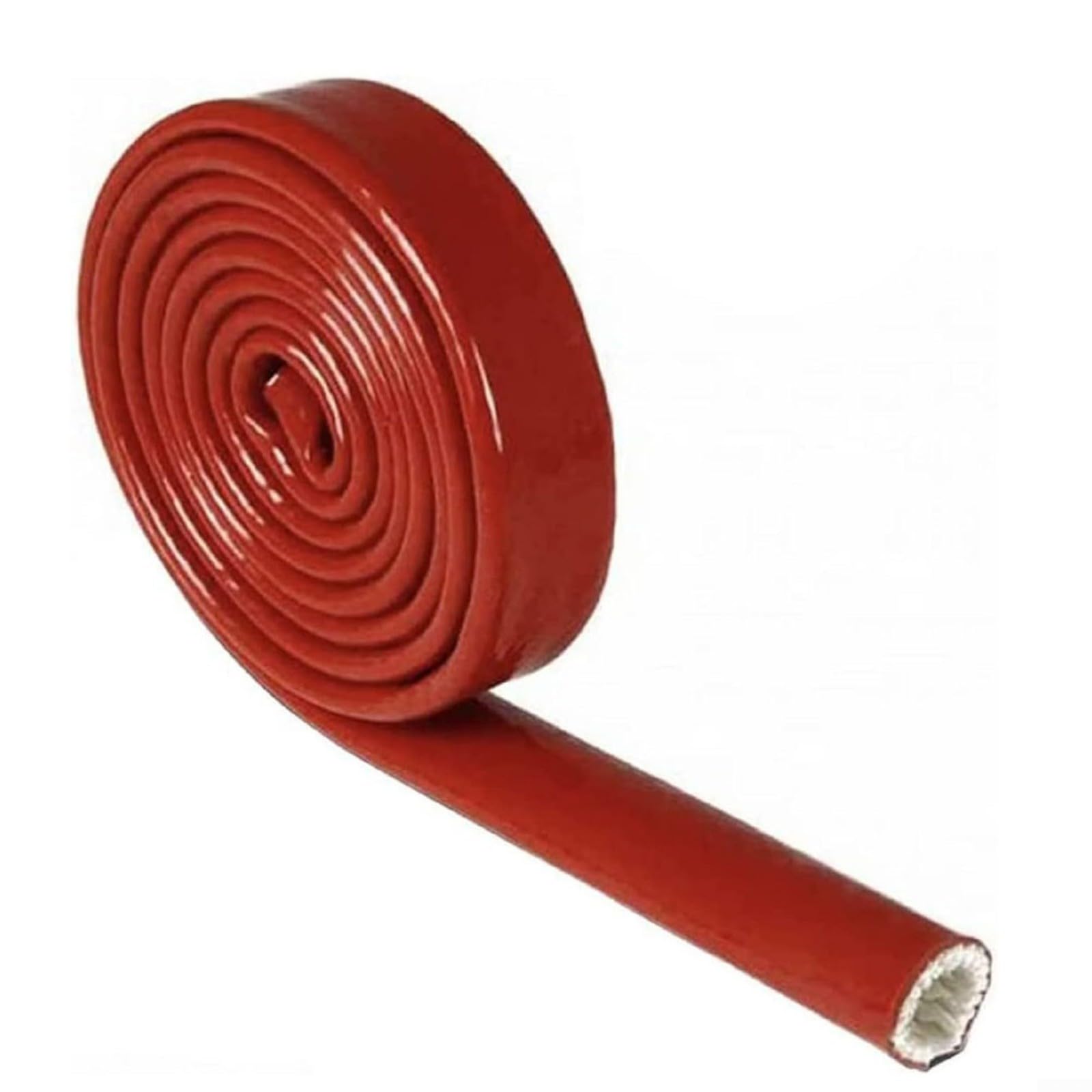Hitzeschutzschlauch Aus Fiberglas Mit Silikon – 4 Bis 70 Mm, Scheuer- & Kabelschutz, NEU