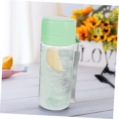 Miniatura 6 de INOOMP Outdoor Portable Cup Bottle with Marker Time Water Bottles Water Bottle Strap Bote Clear Plastic Water Bottles Motivational Water Cup Pp With