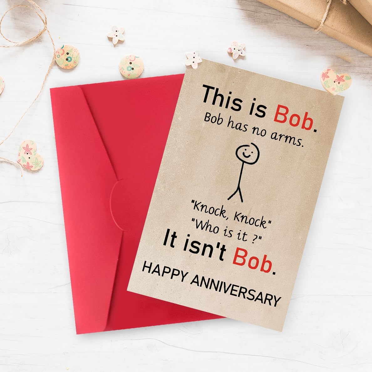 IDU Funny Anniversary Card Gifts for Men Women,Anniversary Card for Husband Boyfriend From Wife Girlfriend,Romantic 1st-10th Year Cards for Her Him - Image 5
