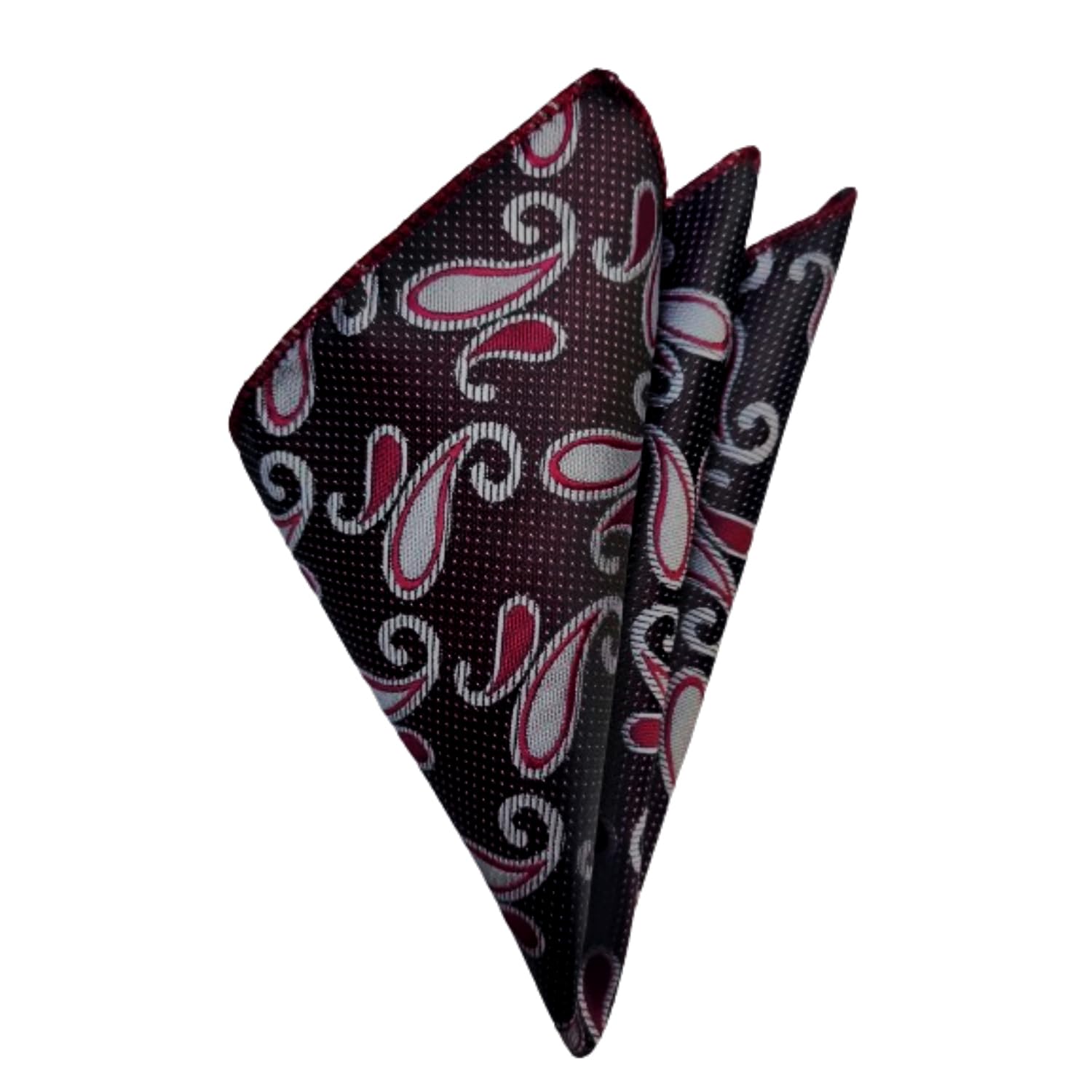 voici France Men's Pocket Squre paisley design Grey Color Free Size for tuxedo & blazers-picture-31