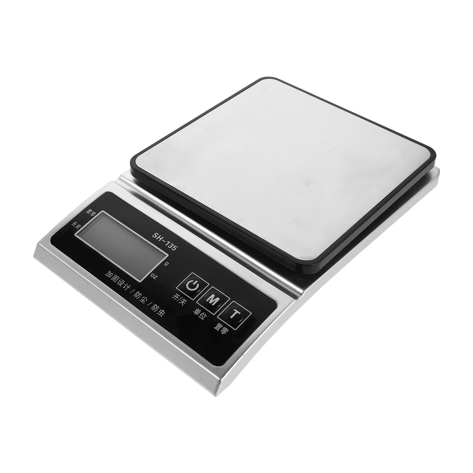 TOYANDONA Báscula Digital de Cocina Multifuncional Alta Precisión Acero Inoxidable para Hornear y Cocinar Portátil y Fácil de Limpiar Modelo sin Batería para Uso Doméstico