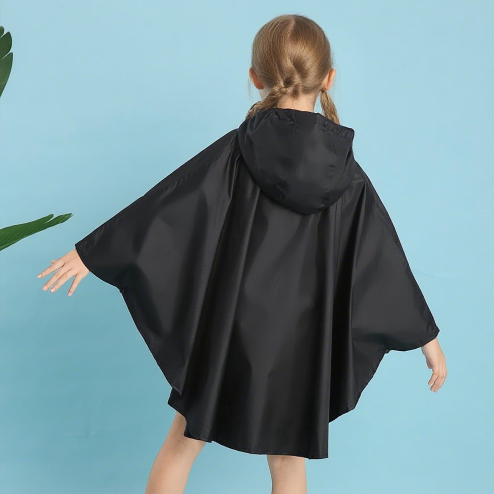 Manteau de Pluie Enfant, Imperméable léger pour Filles vêtement de Pluie idéal pour Aventures Loisirs école et Jeux en Plein air élégant et Fonctionnel pour Enfants de 3 à 14 Ans