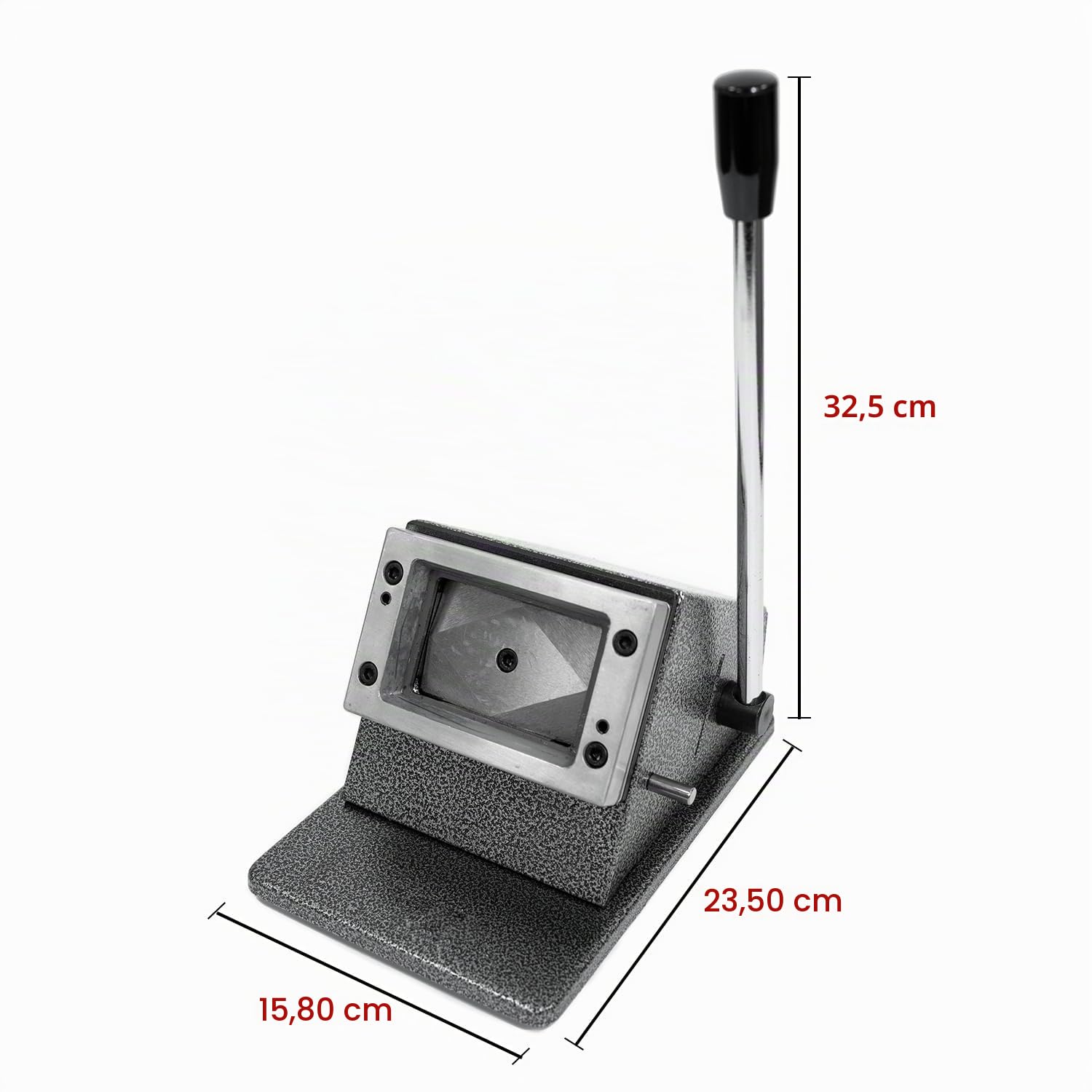 Taglierina manuale per carta d'identità, utensile per punzonatura per biglietti da visita, fustellatrici per carte di accesso, taglio angolare rotondo in PVC per biglietti da ufficio 86 × 54 mm, foto