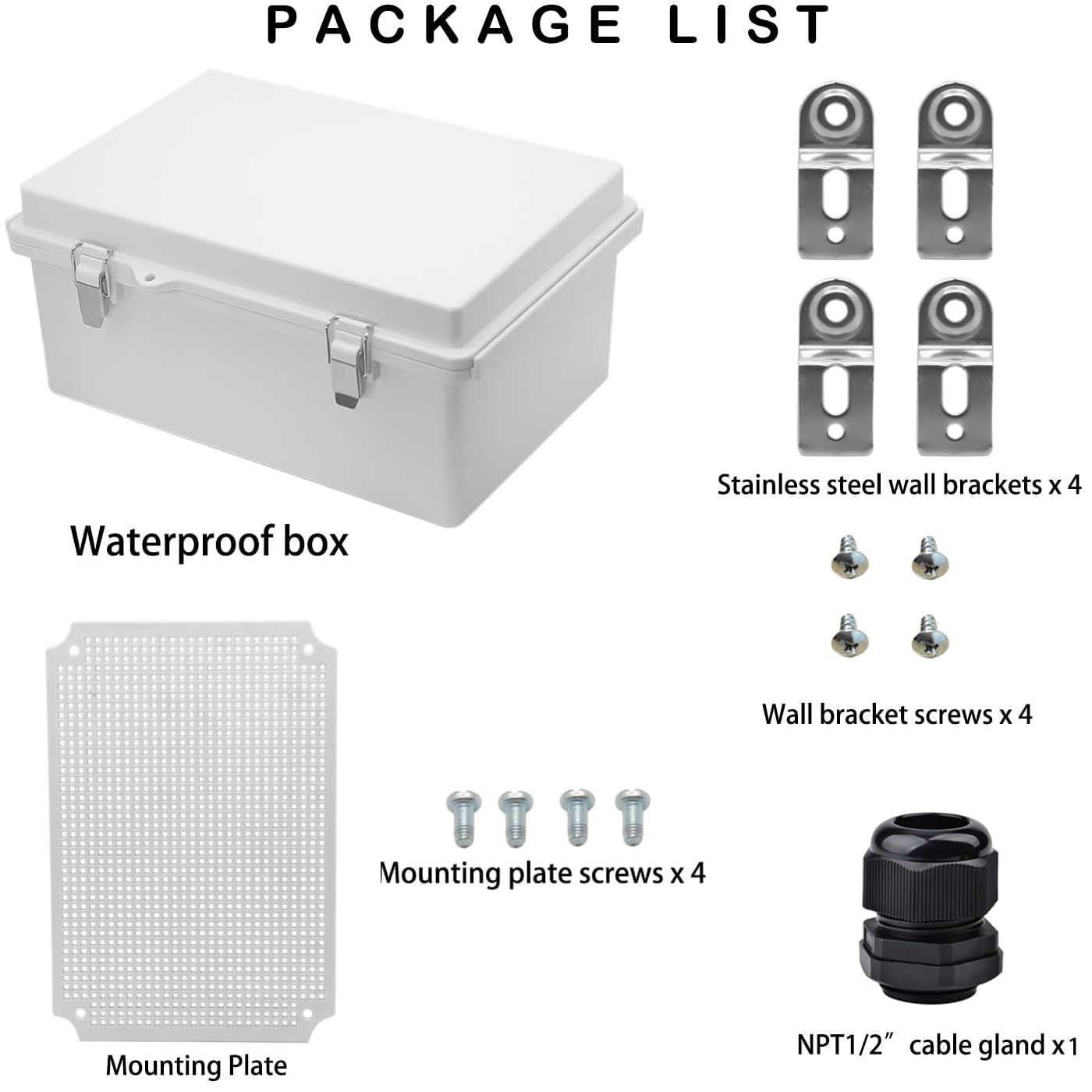 Waterproof Electrical Box - IP67 Stainless Steel -5 Waterproof Electrical Box - IP67 Stainless Steel -5