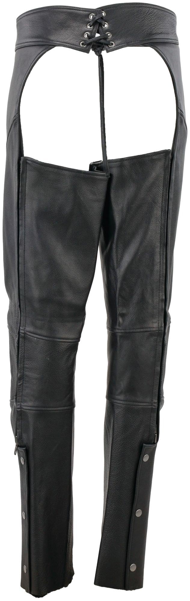 94451 River Road - Sierra Leather Chaps Black Womens - Large