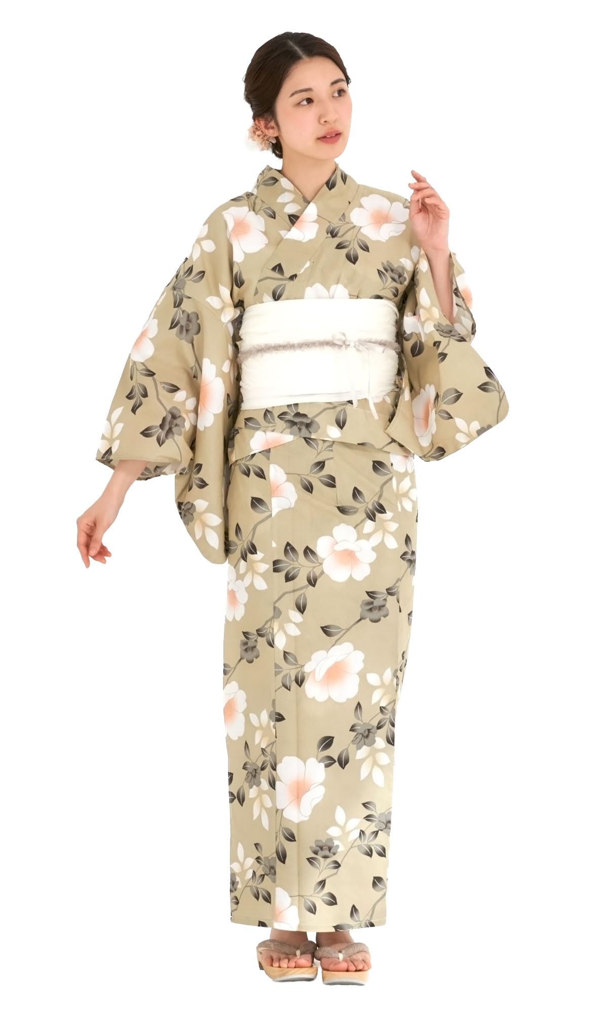 Amazon | [NISHIORI] レディース 浴衣 2点セット（浴衣＋帯）全9