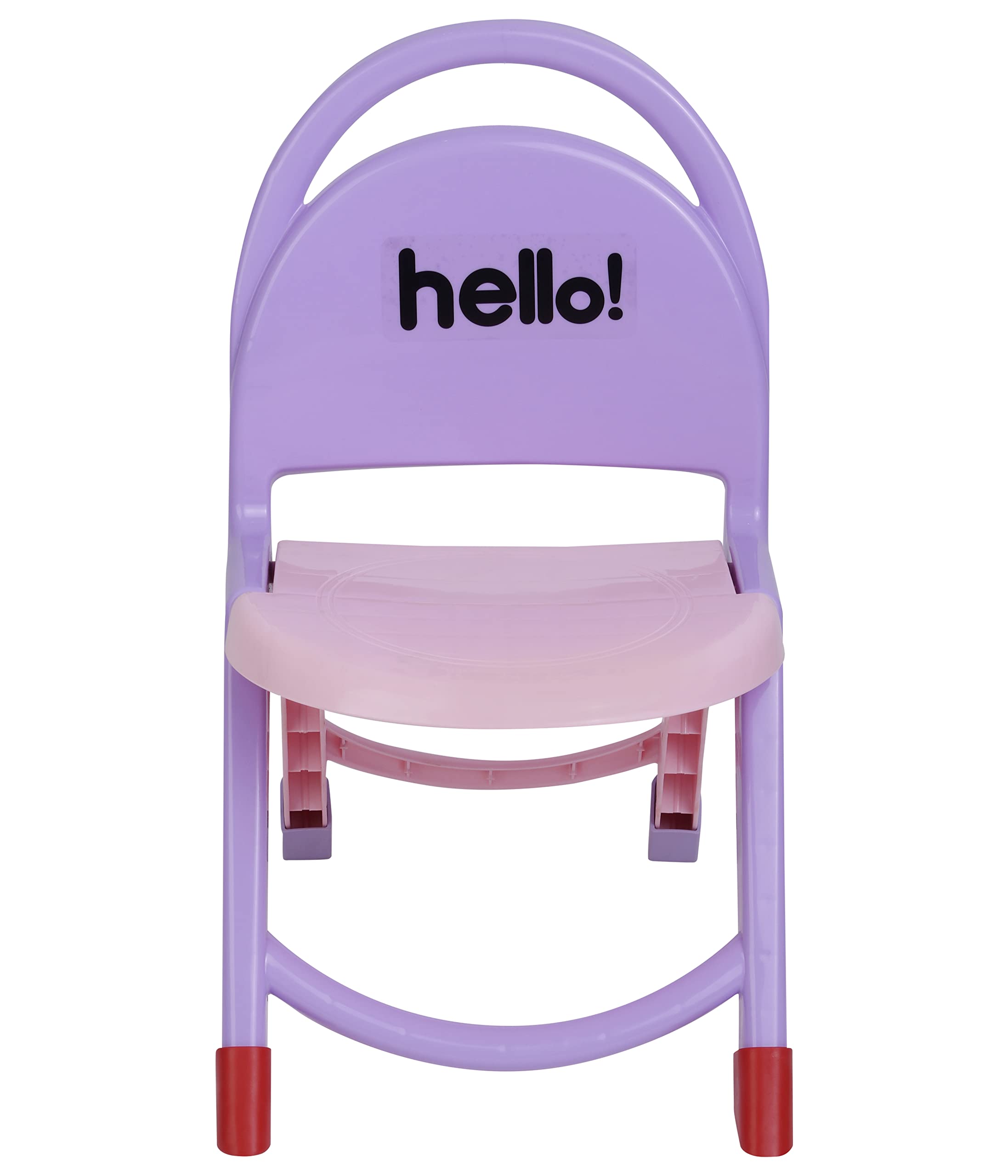 Zerya Sturdy Kids Foldable Chair with Back Support Strong and Durable Plastic Chair for Kids (Pink) 3