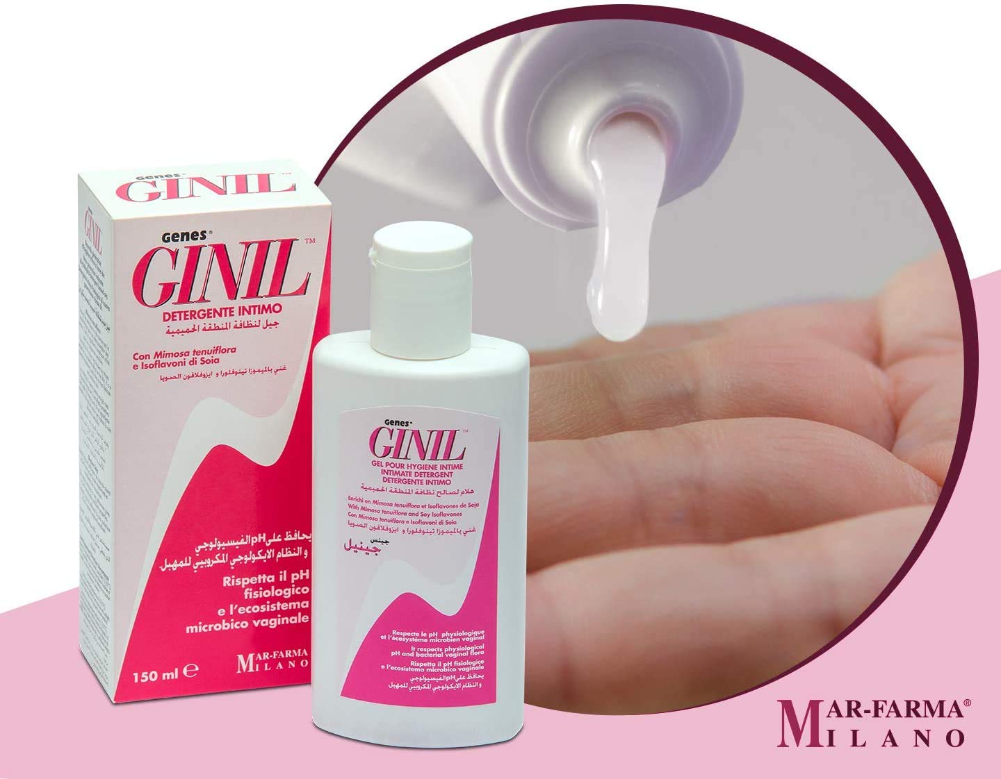 GINIL Gentle Intimate Hygiene Wash 150 ml