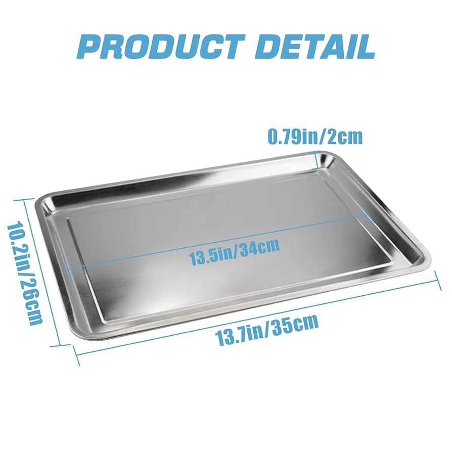 Stainless Steel Instrument Tray For Dental Tool Lab Instrument High
