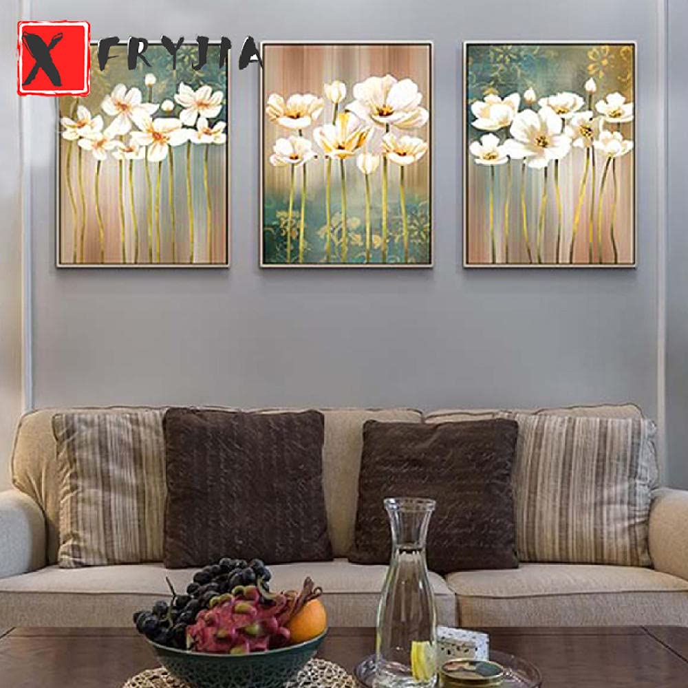 Mosaïque kit triptych art décor pour masquer les défauts d'un mur