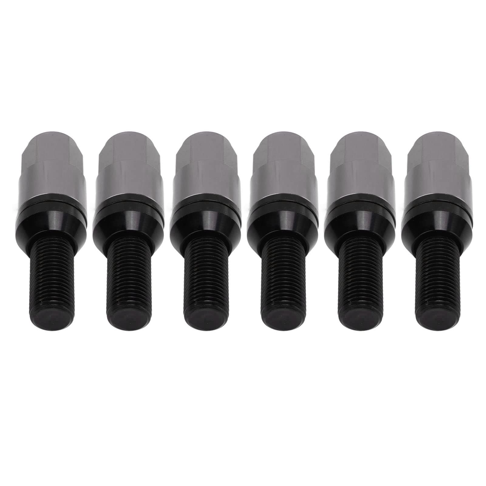 Walmeck Śruby do kół M14x1,5 Nakrętki Stożkowe Gniazda trzpień 28 Mm,