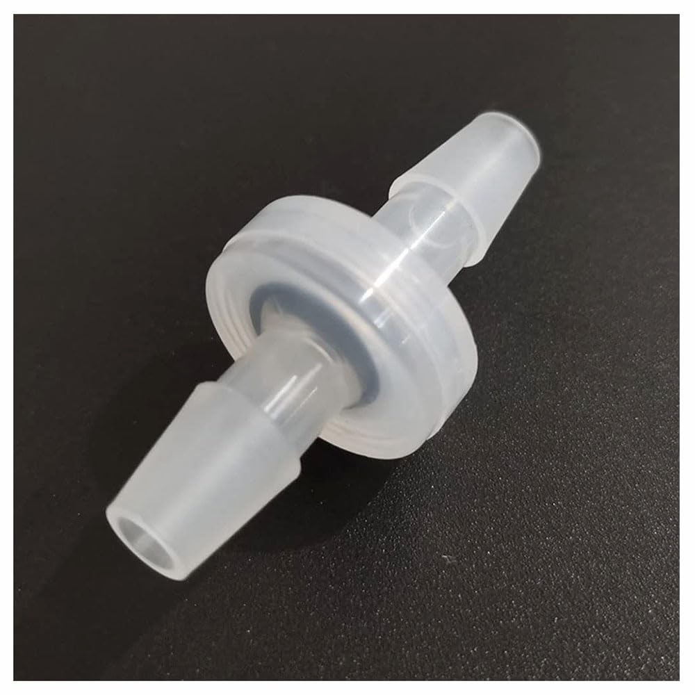 Válvulas De Retención De Plástico PP De 1/4" 3/16" 1/4", Válvula Unidireccional Antirretorno For Fluidos De Gas, Aire, Líquido Y Agua (2 Unidades)(3/16")