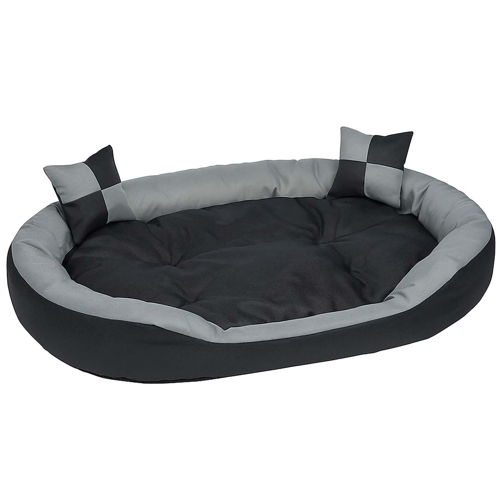 Hossi's Wholesale 2w1 Hundebett XXL - kuscheliges, waschbares Hundekorb Big Tier Sofa - Größe L 110x80x20cm
