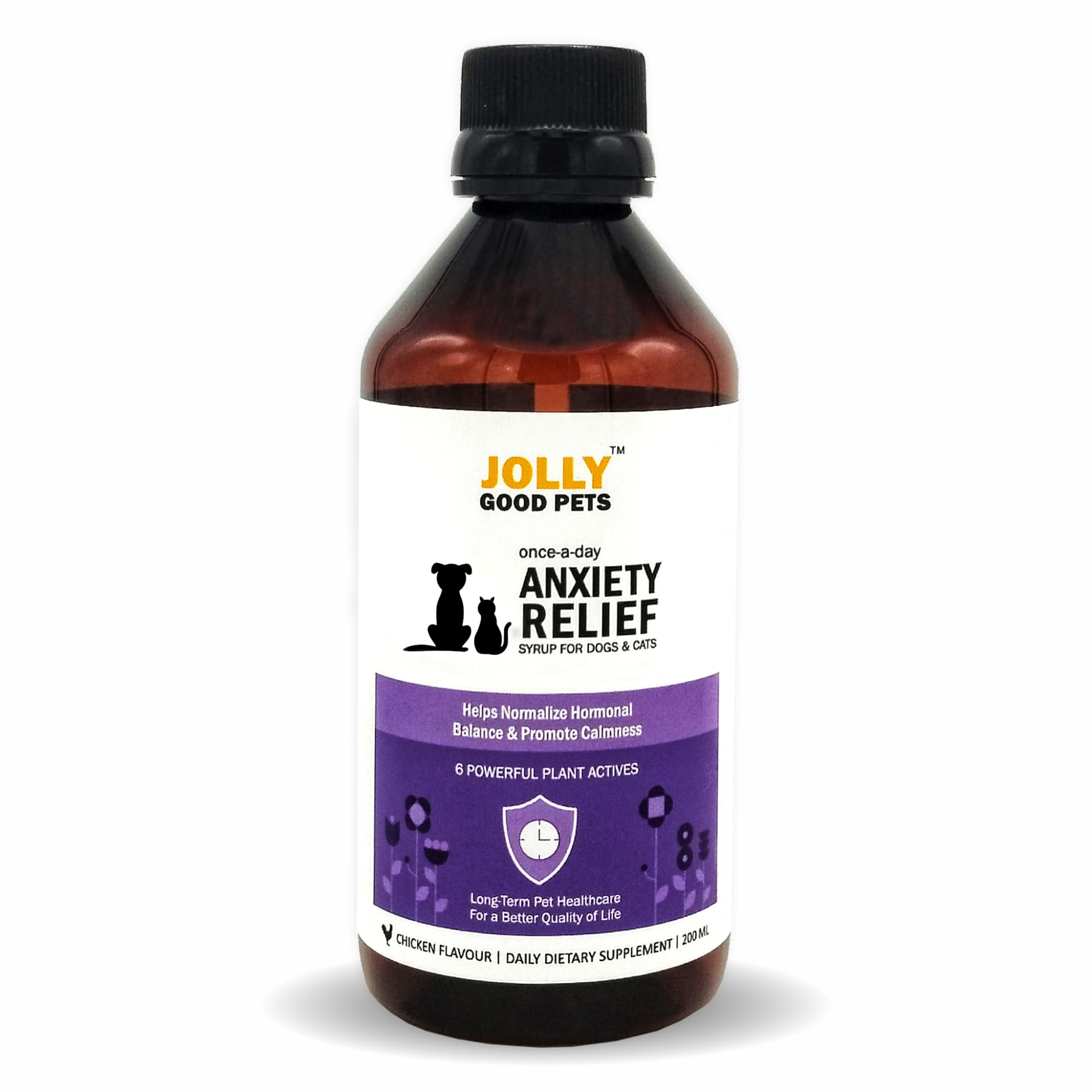 JOLLY GOOD PETS Anxiety Relief Syrup Supplement (200 ml) for Dogs & Cats I Relaxes and Calms Anxiety & Hyperactivity I 100% Plant Actives (B0CQ5JNLQC) Amazon Price History, Amazon Price Tracker