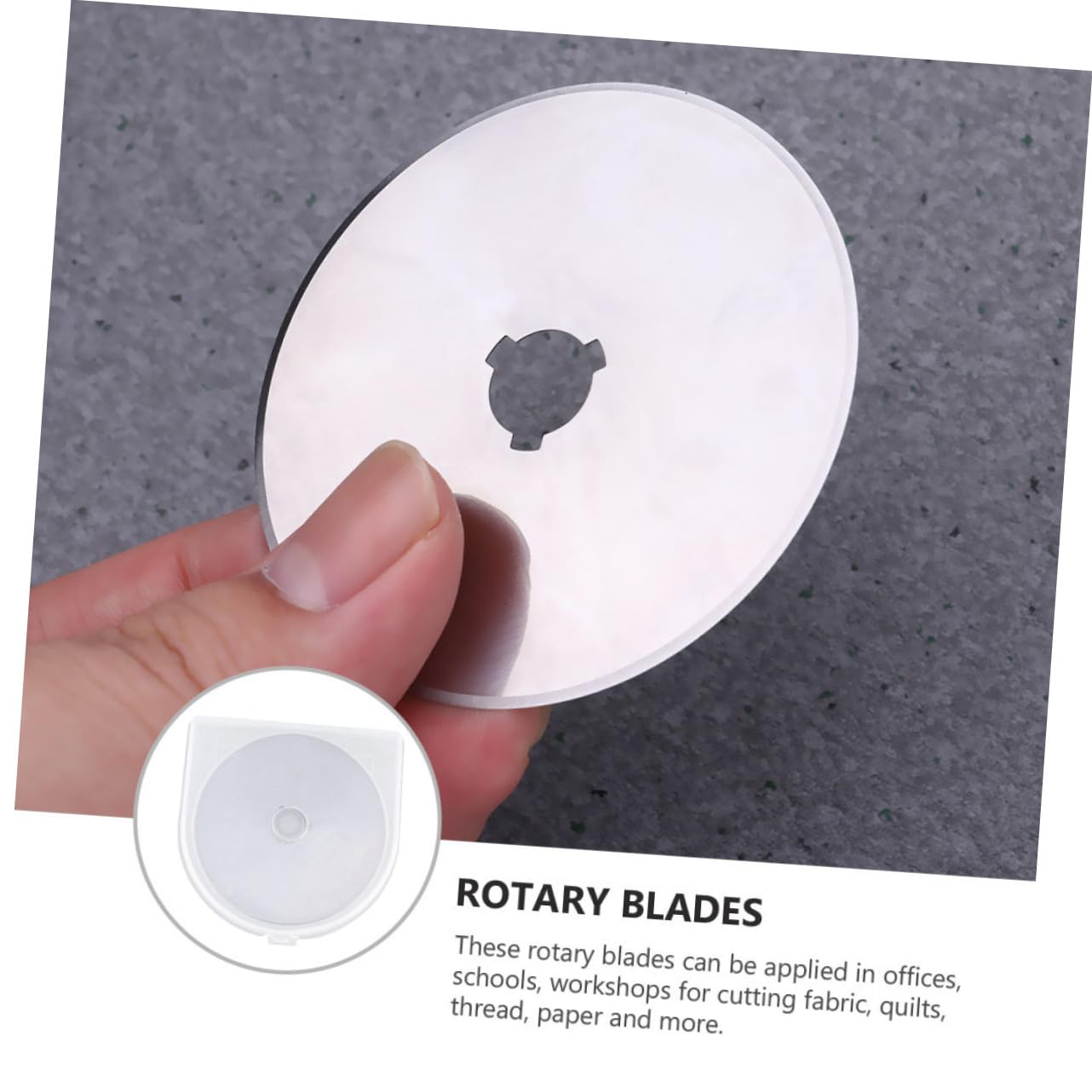 60-mm Rollschneiderklingen Runde Ersatzklingen aus Stahl