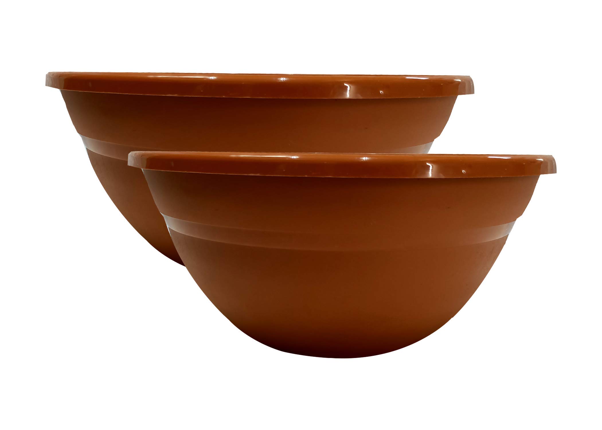 DP Miranda Plastic Pot 30cm Color Terracotta Set of 2