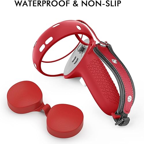 Miniatura 2 de AIXOTO Accessories for Oculus Quest 2 All-in-one Set for Quest 2 Controller Grips Cover Quest 2 Silicone Face Cover Lens Protective Cover VR Shell