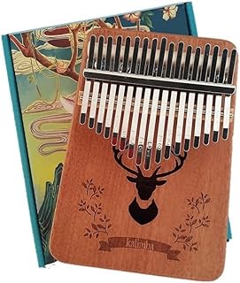 Kalimba 17 teclas em madeira | piano de polegar (mbira) |