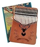 Kalimba 17 teclas em madeira | piano de polegar (mbira) |
