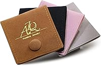 Vista 5 de AZQ Anillo de plata de ley 925 brillante con diamantes completos de princesa, cuadrados de circonita cúbica, anillo de múltiples filas, anillo