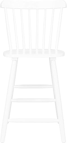 Miniatura 5 de Safavieh Home Collection Galena - Taburete de 24 pulgadas (respaldo de husillo, 2 unidades), color blanco