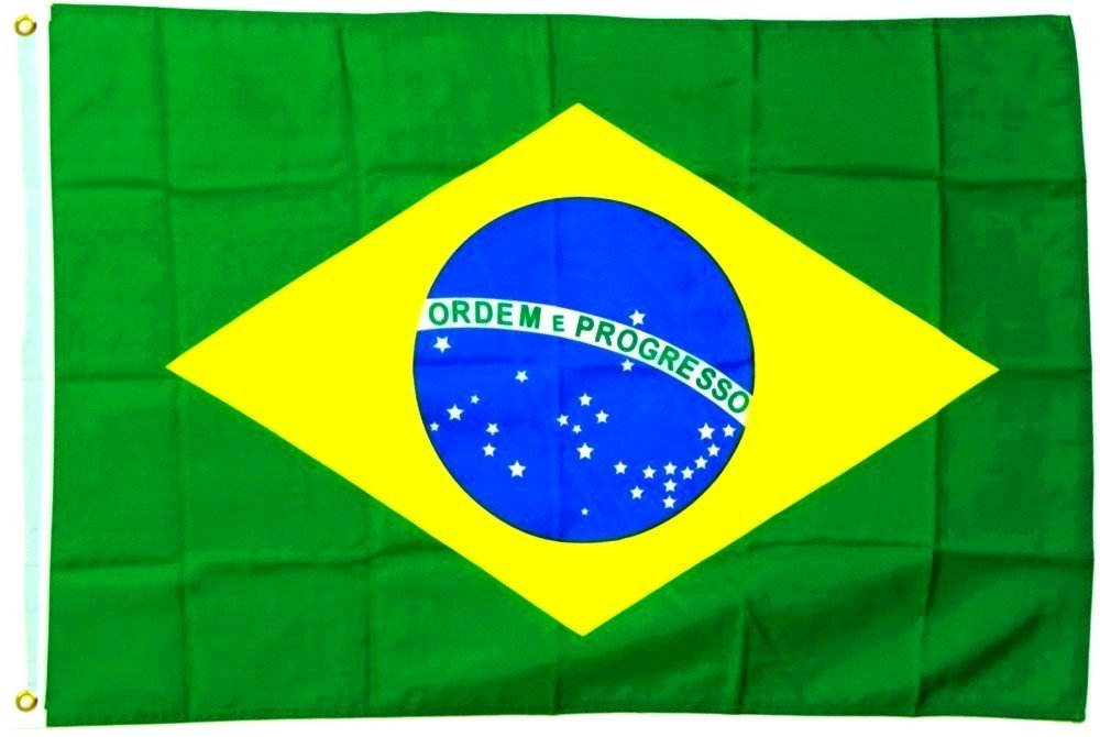 Drapeau du Brésil XXL 150 x 250 cm