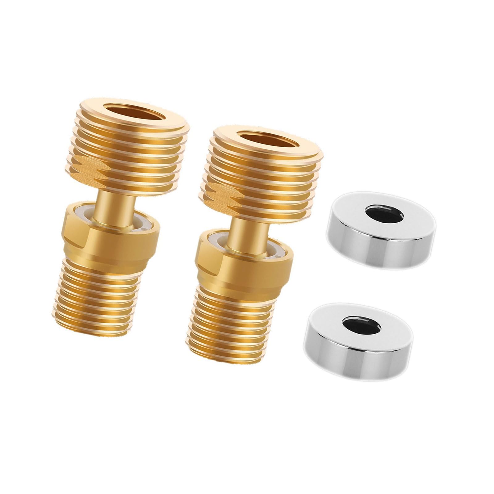 2 Extended Angled Showerhead Joint 360 Adjustable Bents Base Brass Adapter with Curved Feet Easy Install Adjustable Angled Bents Base Extended Showerhead Corner Joint