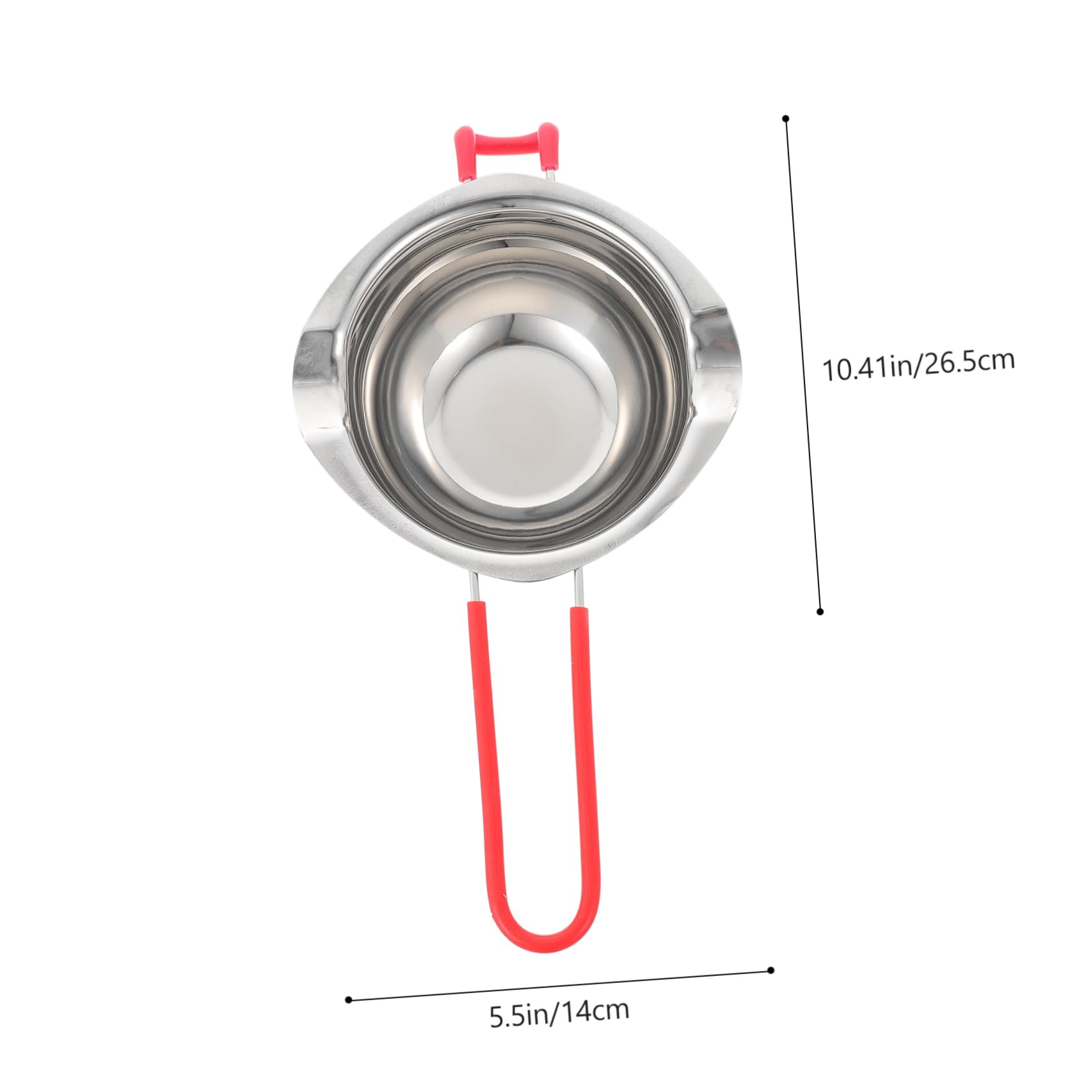 PRETYZOOM Melting Pot Plastic Handle Cheese Butter Melting Bowl for Baking Cooking Hotel Shop