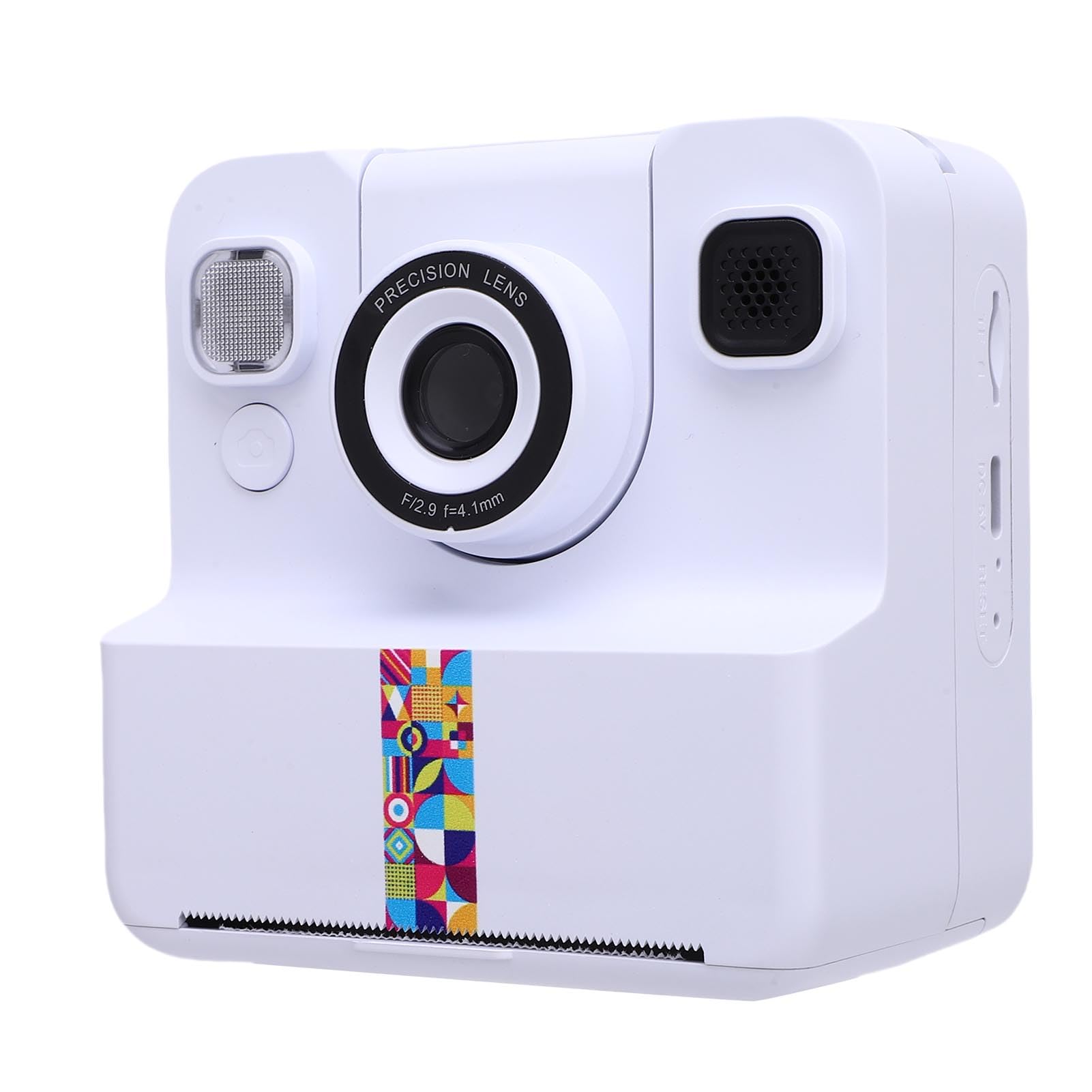 Pomya Instant Print Camera 2.4in HD Screen 24MP Photo 1080P Video Versatile Thermal Printing Camera for Kids Students Creators (White)-image-47