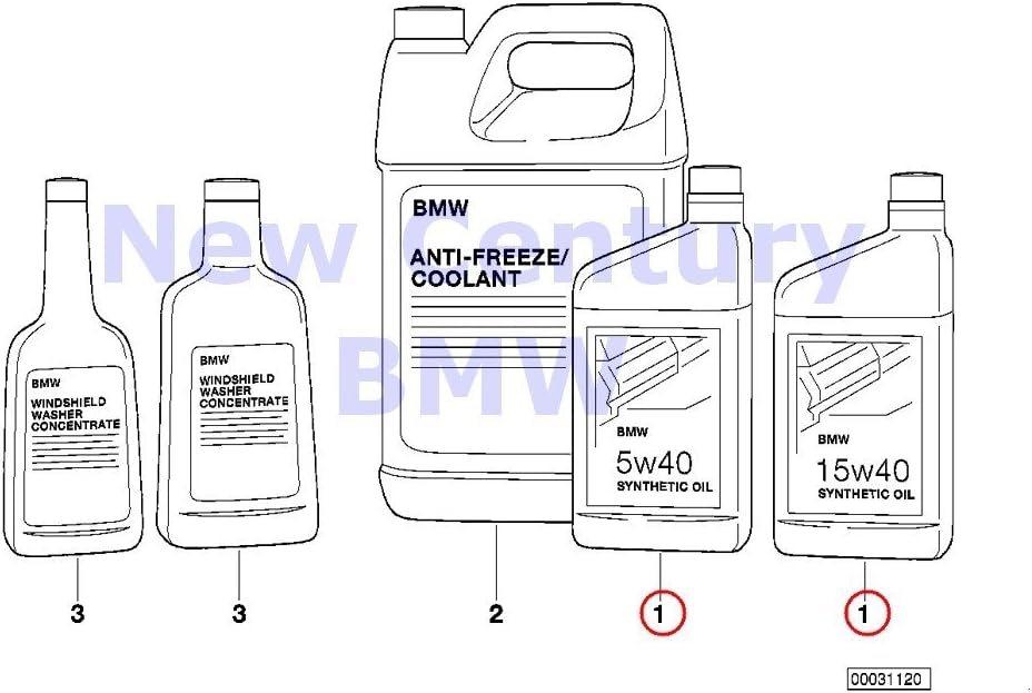 BMW Genuine Operating Fluids Motor Oil High Power Sae 15W