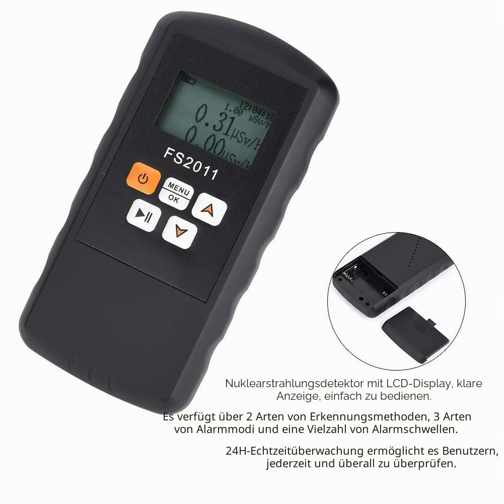Strahlungsmessgerät, FS2011 Strahlungsdetektor β γ χ Ray-Gamma-Nuklearmessgerät-Dosimeter Radioaktiver Alarm Wird in Fabrikumgebungen, häuslichen
