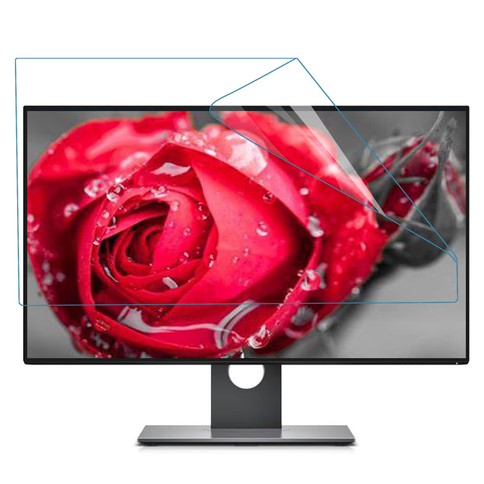 HAMIMI Pellicola Salvaschermo per Computer da 23,8 Pollici Anti-Luce Blu, Pellicola Antiriflesso Opaca, Lesioni AntiGraffio per LCD, LED, 4k OLED, QLED,Matte-23.8inch(527x297mm)